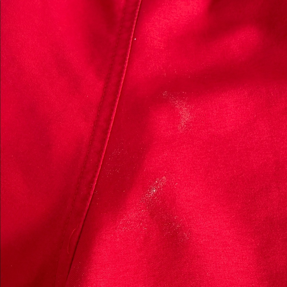 Nike Red Sports Shorts with Black Accents - Picture 9 of 12